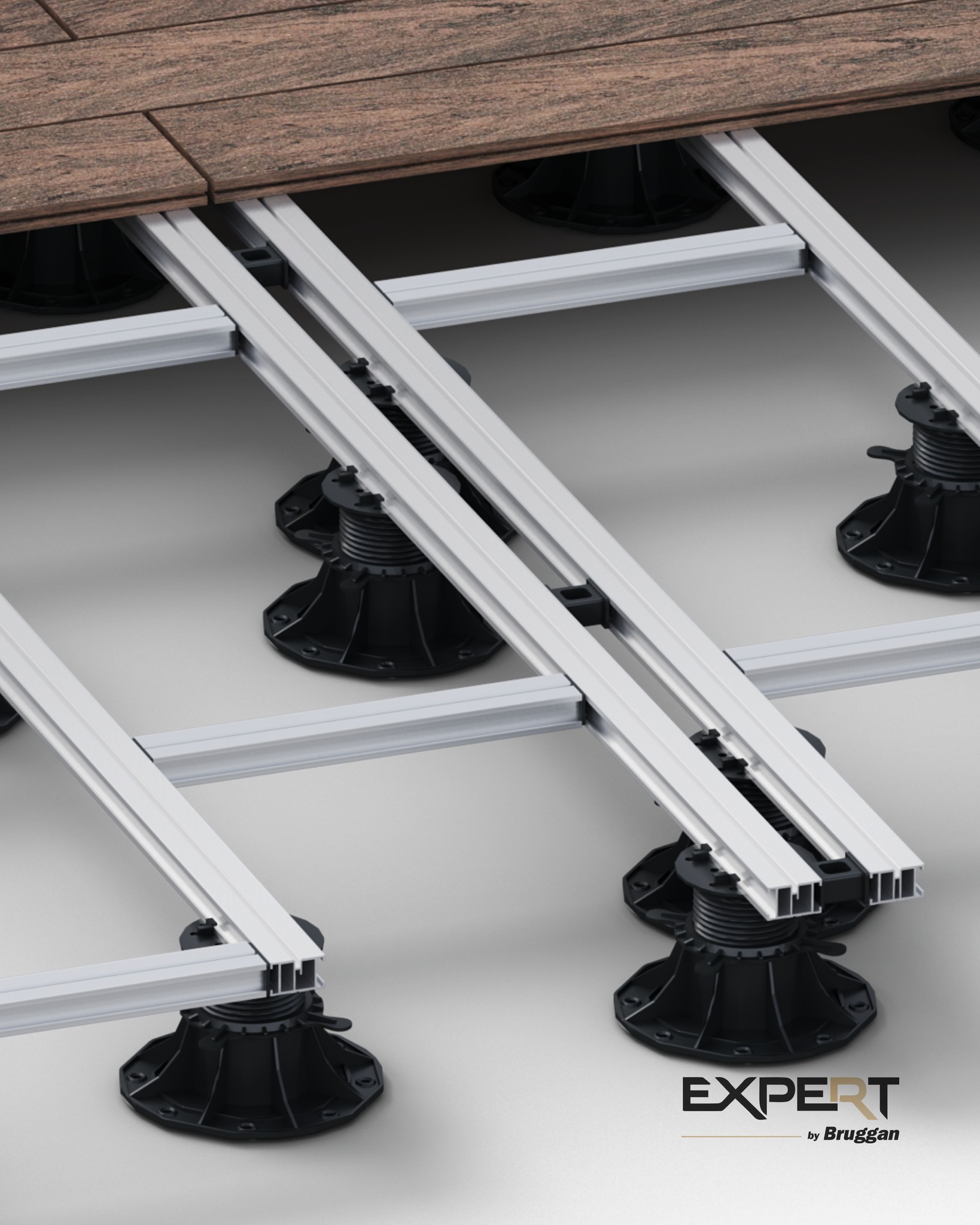 The new “Expert” substructure system significantly speeds up deck installation and saves you money