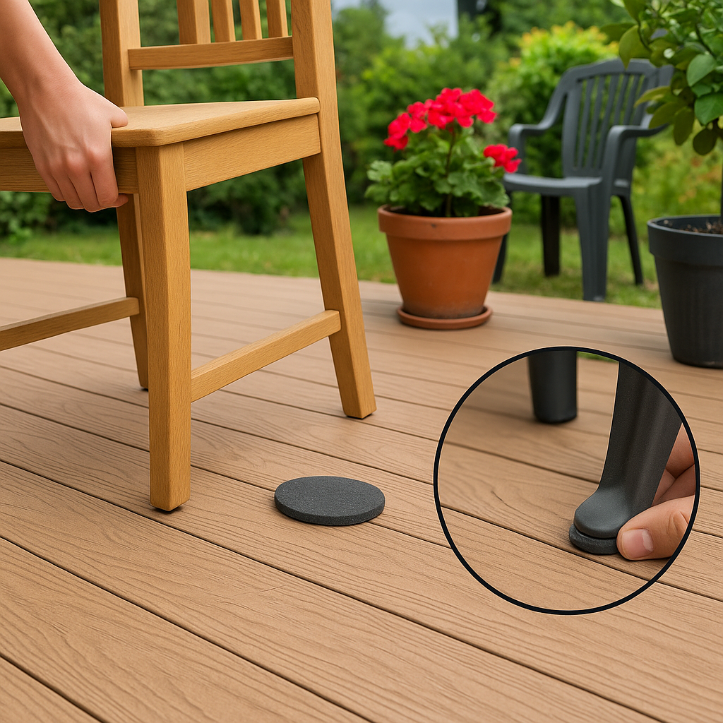 Mechanical damage and scratches on decking boards. What to do?