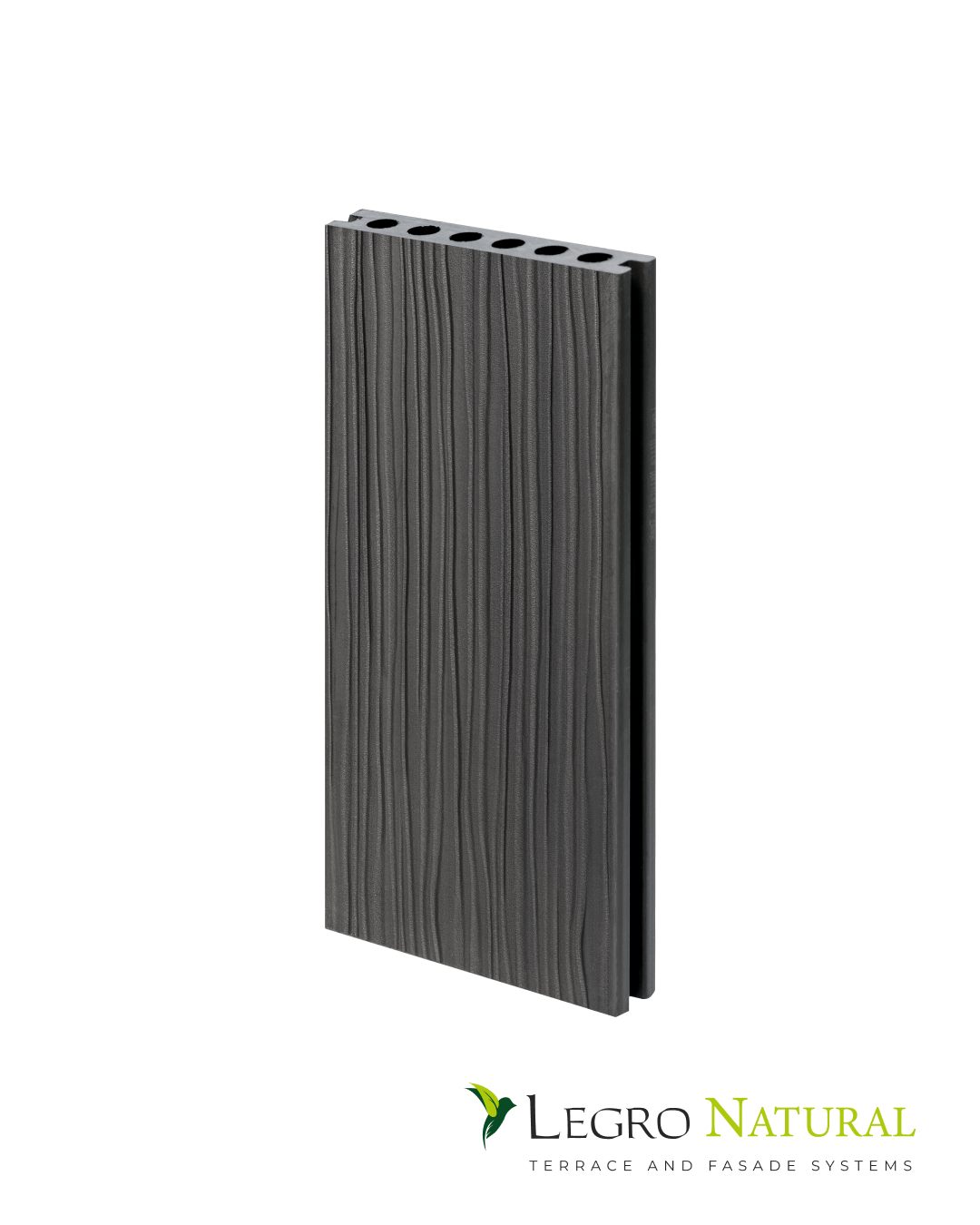 Dark appeal. The new colour of the season for your terrace and facade is Legro Basalt