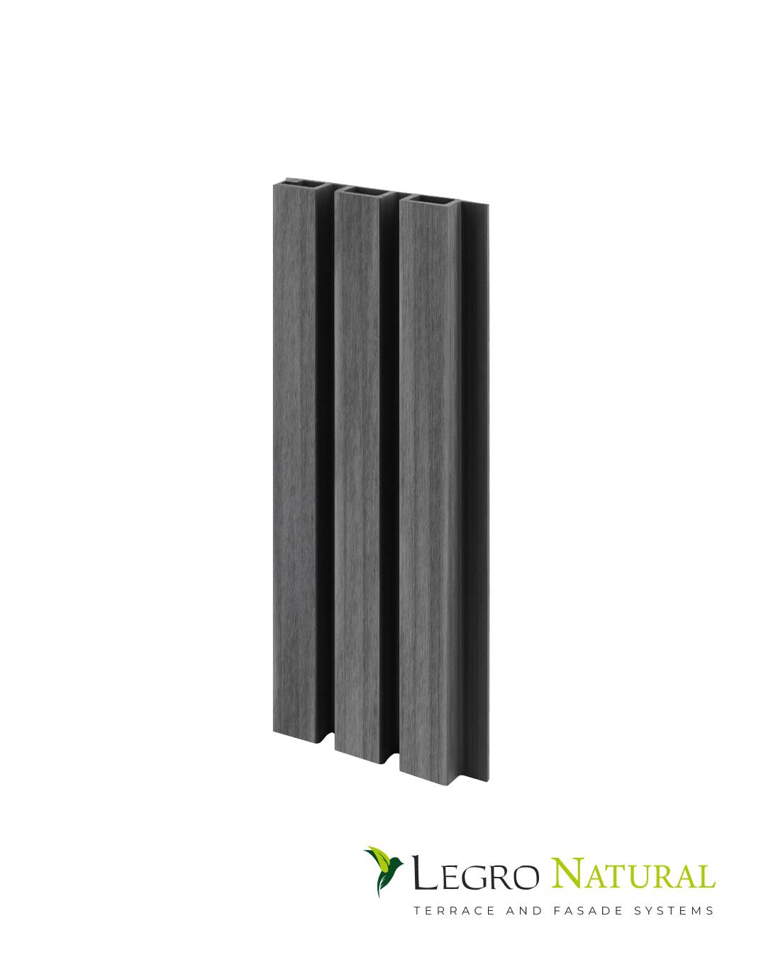 Dark appeal. The new colour of the season for your terrace and facade is Legro Basalt