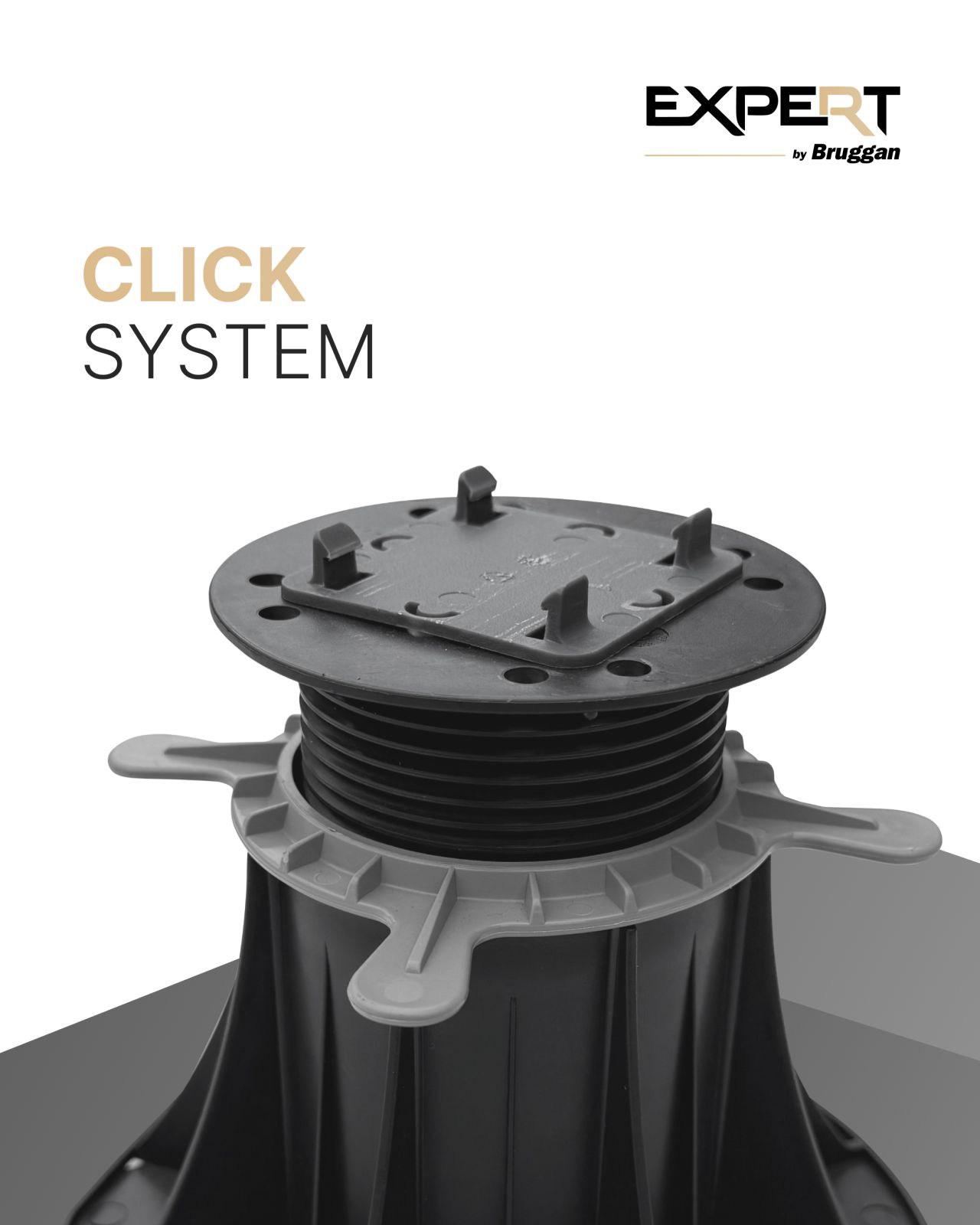 Bruggan Expert Clip System – the new clip connection for joists and DD Pedestal supports.