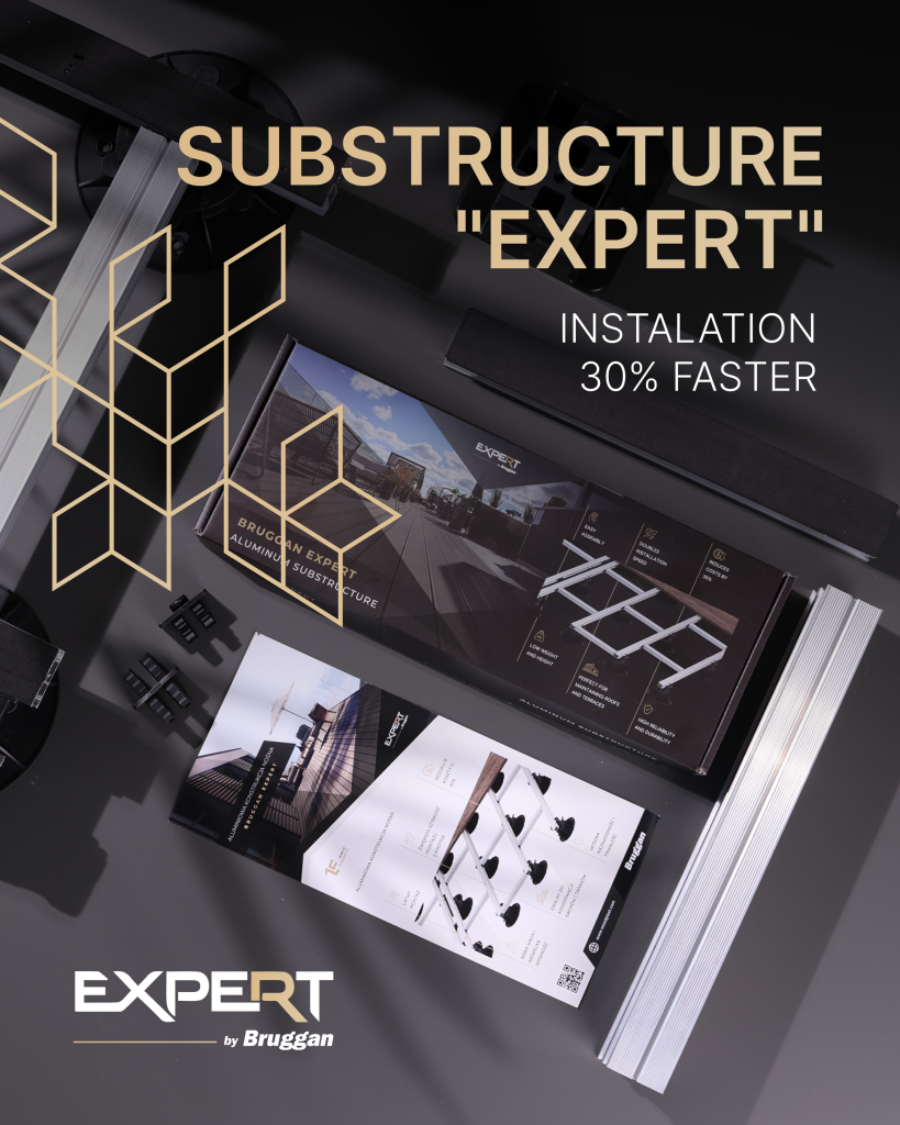 The new “Expert” substructure system significantly speeds up deck installation and saves you money