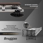 The Bruggan aluminum lag is the latest technology for installing terrace systems