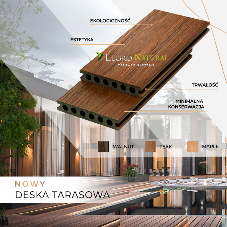 Deski tarasowe Legro Natural ponownie w sprzedaży