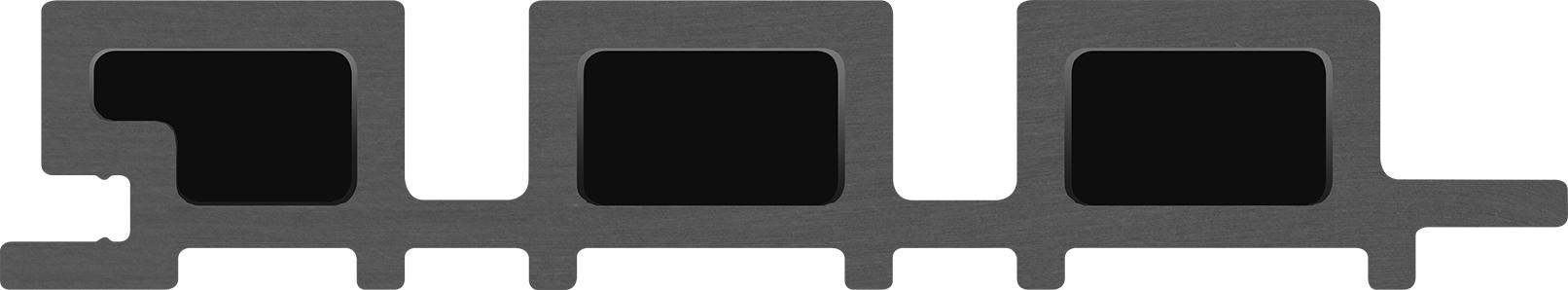 WPC cladding profile legro FS 15 Basalt
