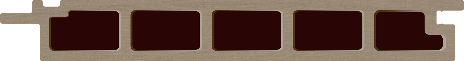 WPC cladding profile legro FS 21 Maple