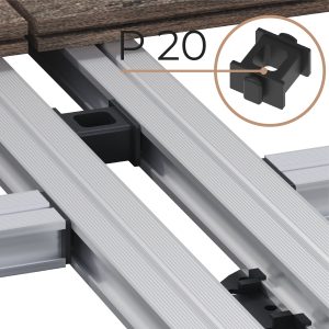 A range of accessories for decking