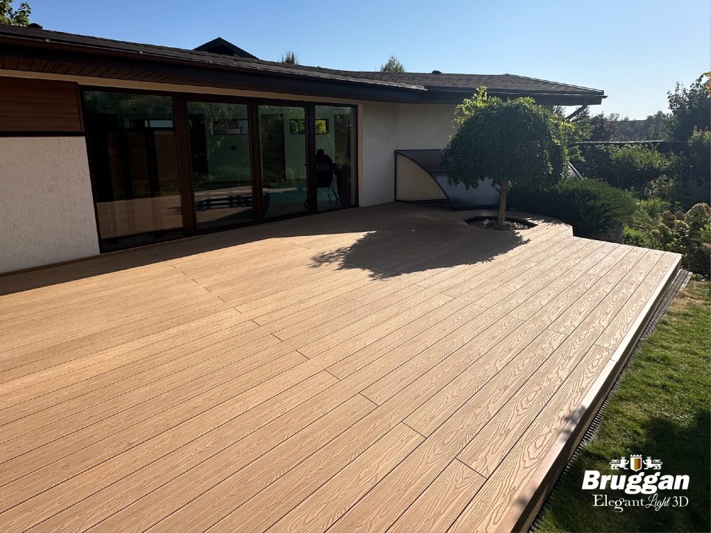 The most popular colours of Bruggan decking. Copper