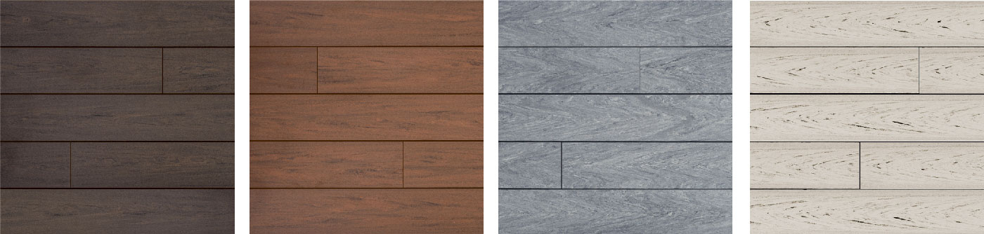 The texture and color of the decking. Which one to choose?