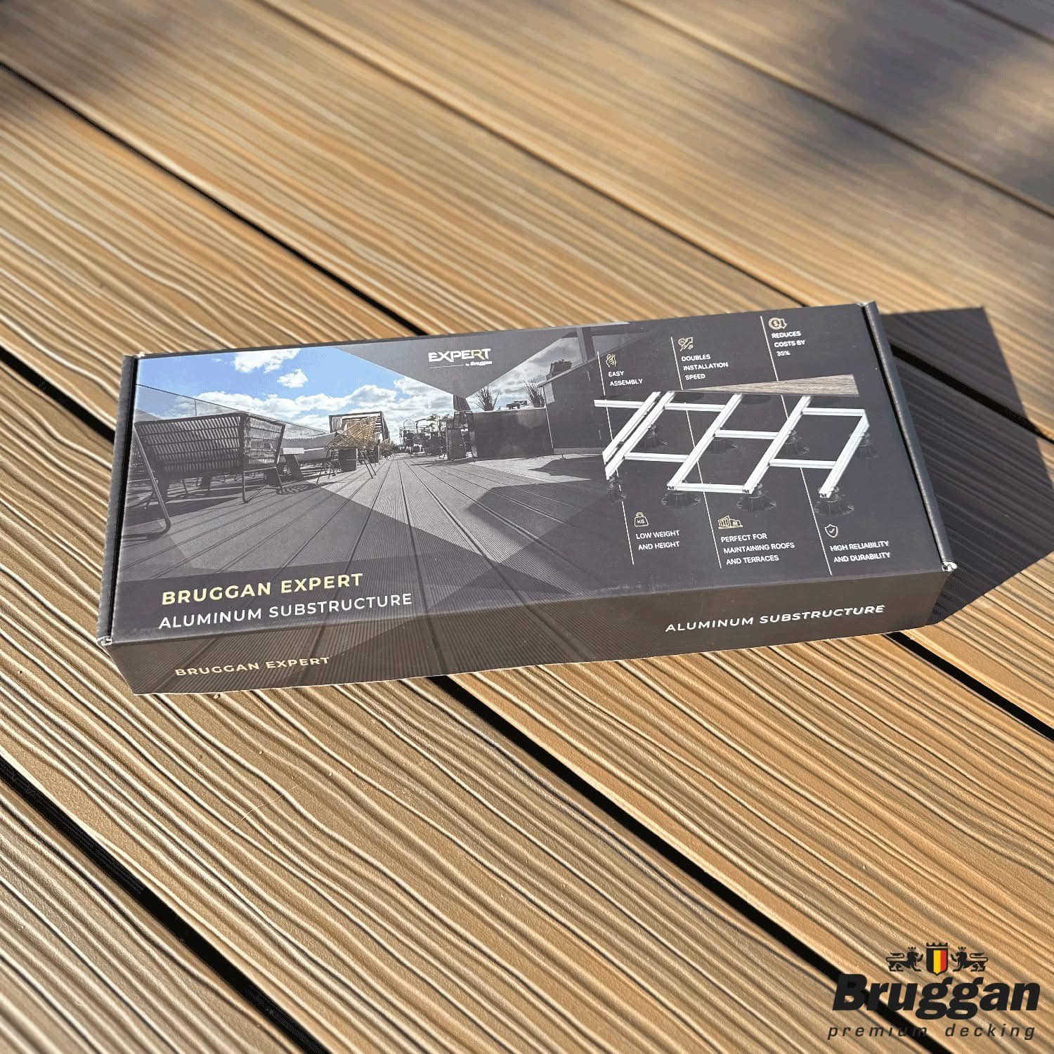 Bruggan Expert advanced aluminium terrace system