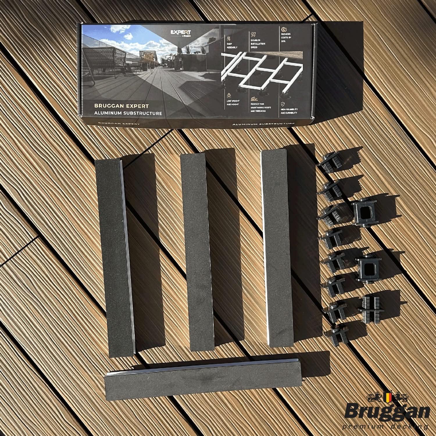 Bruggan Expert advanced aluminium terrace system