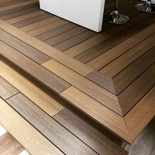 WPC steps are stylish and comfortable