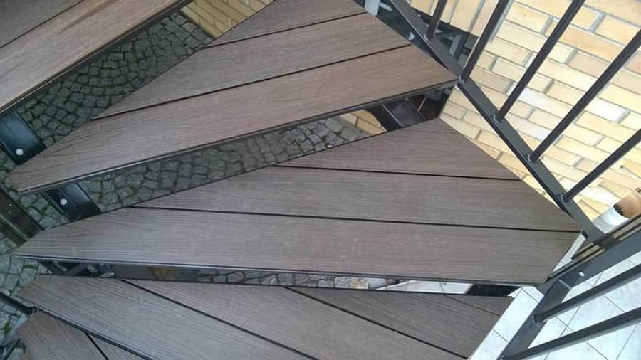 WPC steps are stylish and comfortable