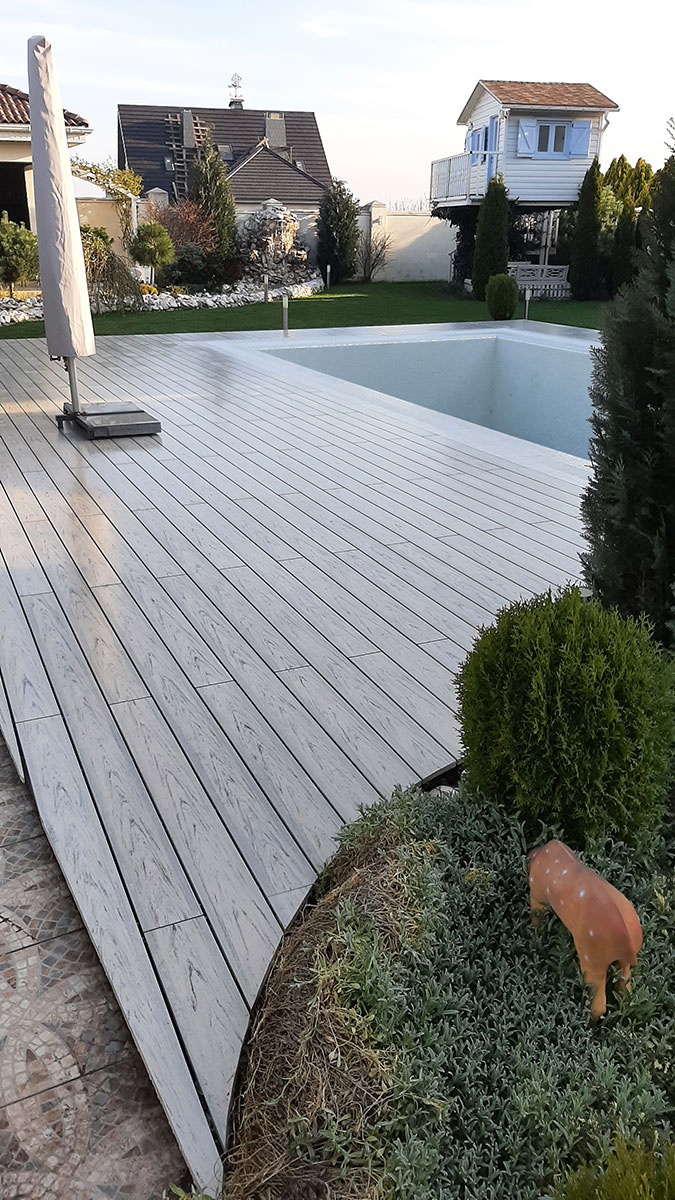 Light composite terraces: hope and reality