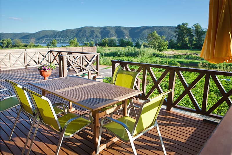 Veranda with a warranty