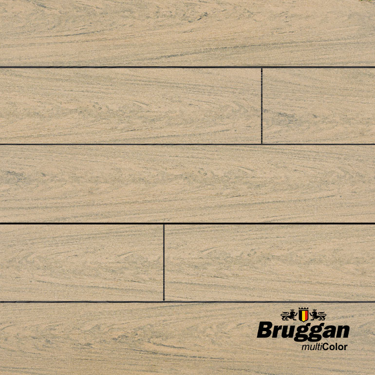 The new color of the terrace board Bruggan Multicolor – Sand
