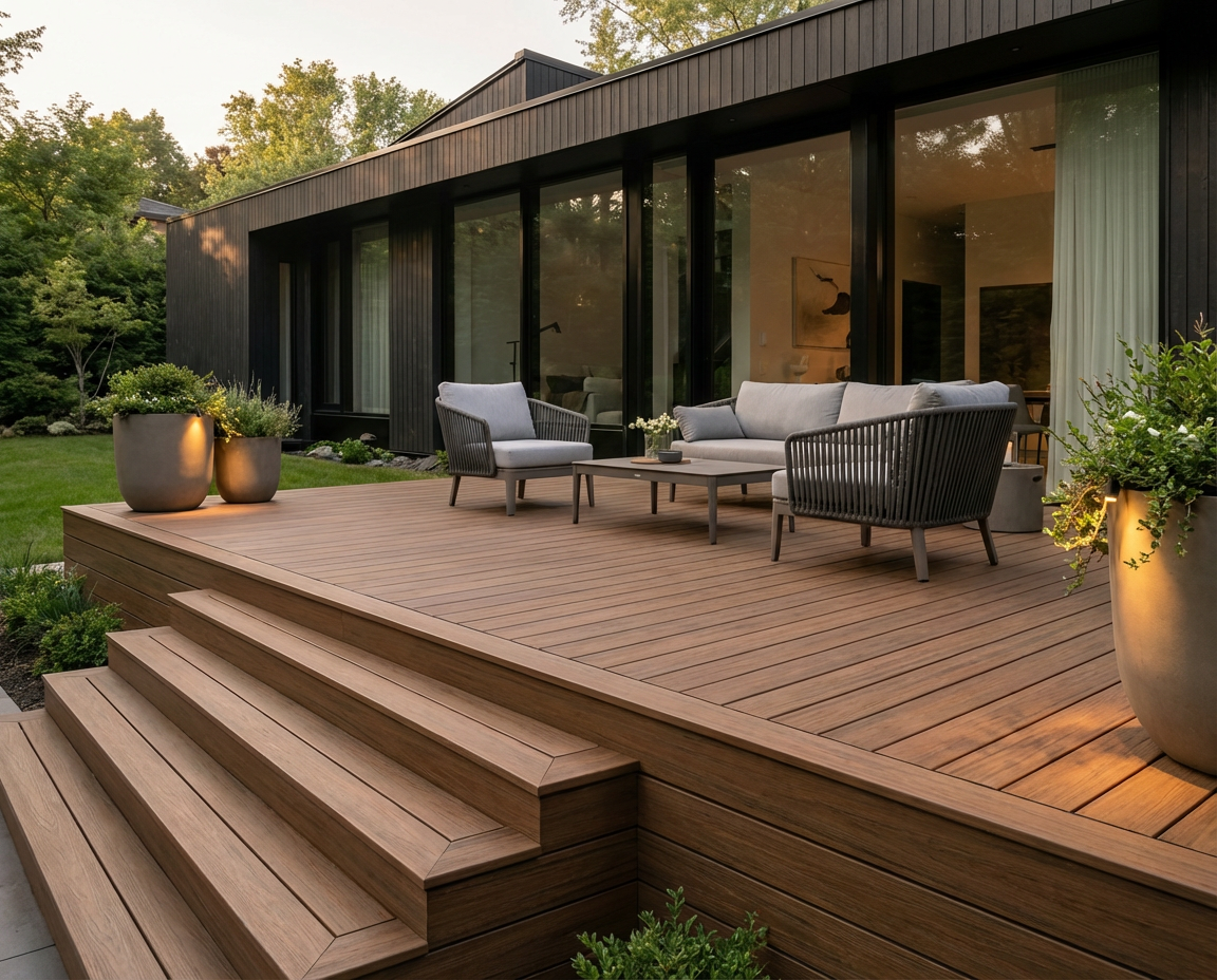 How to combine a deck, stairs, and façade in one project without rework