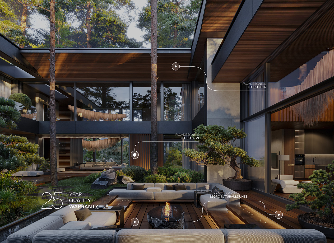 How to combine a deck, stairs, and façade in one project without rework