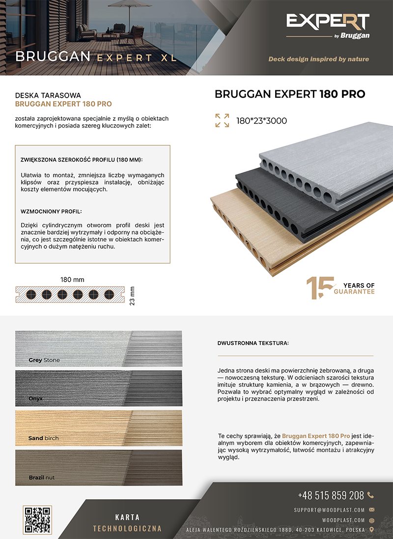 Karta technologiczna Bruggan Expert Pro